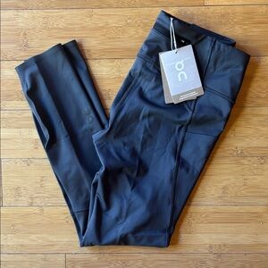 On Running Dark Gray Leggings